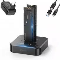 Kišenė Reagle SSD M2 NVME PCIE adapteris, disko kišenė, M.2 klonavimo stotelė USB-C 10Gbps