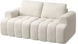 Songmics Sofa be rėmo, modulinė, balta, 176 × 92 × 85 cm