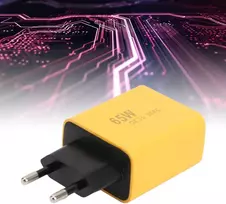 65w usb c įkroviklis, gan 3 prievadų pd maitinimo šaltinis qc3.0 greito įkrovimo blokas, skirtas galaxy s23, s23 ultra, s22, ios 15, 14, 13, ios book pro 16