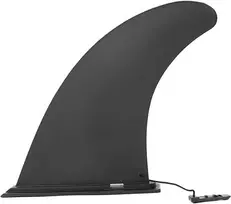 Eabdice banglentės sup pelekas juodas stand up sup, irklentės pelekai sup lentai, irklentei, longboardui (18 x 3.2 x 21.5 cm)