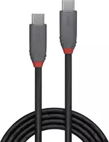 USB Laidas - Lindy USB4 Version 2 80Gbps 240W 0,8 m Juodas