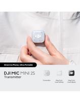 DJI Mic Mini 2S siųstuvas (TX) – belaidis mikrofonas su 32-bit float įrašymu