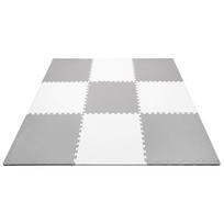 Springos Vaikų putų kilimėlis FM0025, 60x60 cm, 1,2 cm, EVA putos, 9 dėlionės, 18 kraštai, 27 elementai, 179x179 cm, 63x63x11 cm