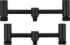 Meškerių stovo skersinis Fox Black Label Slim Adjustable 2 meškerėms Buzz Bars, 110 mm, 125 mm