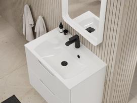Lietas praustuvas Ravak Classic Slim, 600 su persipylimu