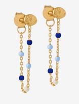 Enamel Copenhagen - Earring, Lola - Kabantys auskarai - Tamsiai mėlyna