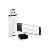 STICK MediaRange USB-Stick USB 3.0 high performance 64GB alu