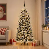 Dirbtinė kalėdinė eglutė su rutuliuku 240 cm 300 LED