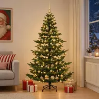 Dirbtinė kalėdinė eglutė su rutuliuku 240 cm 300 LED