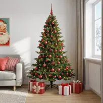 Dirbtinė kalėdinė eglutė su rutuliuku 240 cm 300 LED