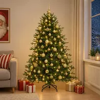 Dirbtinė kalėdinė eglutė su rutuliuku 240 cm 300 LED