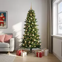 Dirbtinė kalėdinė eglutė su rutuliuku 240 cm 300 LED