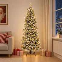 Dirbtinė kalėdinė eglutė su rutuliuku 240 cm 300 LED