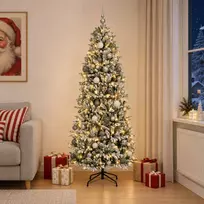 Dirbtinė kalėdinė eglutė su rutuliuku 240 cm 300 LED