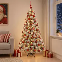 Dirbtinė kalėdinė eglutė su rutuliuku 240 cm 300 LED