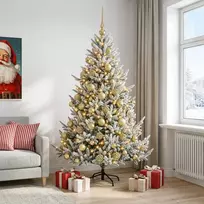 Dirbtinė kalėdinė eglutė su rutuliuku 240 cm 300 LED