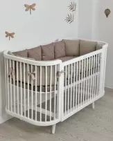 Lovytė-transformeris Boho Total Light su judančia siena, balta