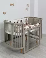 Lovytė-transformeris Boho Total Light su judančia siena Šaltas smėlinis