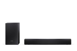 Kompiuterinės kolonėlės Sharp  Compact 2.1 Soundbar with Wireless Subwoofer | HT-SBW121 | 240 W | Bluetooth | Black | Wireless connection