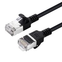 Microconnect V-FTP6A02S-SLIM tinklo kabelis Juoda 2 m Cat6a U/FTP (STP)