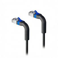Lanview Network Cable CAT6A U/FTP Slim & Bendable Halogenfree (LSZH) 0.25m Black tinklo kabelis