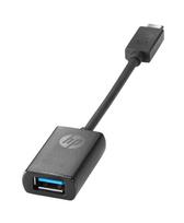 HP USB-C to USB 3.0 Adapter USB kabelis USB 3.2 Gen 1 (3.1 Gen 1) 0,1409 m Juoda