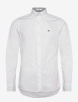 Gant - Slim Poplin Shirt - Laisvalaikio marškiniai - Balta