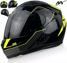 Nox Naxa vaikiškas motociklo šalmas Junior |integralus| F34 R.yl vaikams