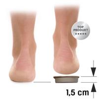 Korekcinis kulno įdėklas, odinis 1,5cm 1vnt.