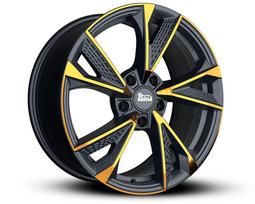 MAM RS6 (Max Load: 720kg) Germany TÜV certified R19 8.5J 5x112 ET45 CB72.6 MATT BLACK FRONT COPPER