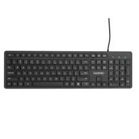 eSTUFF GLB211202 klaviatūra Biuras USB QWERTY JAV tarptautinė versija Juoda