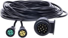 Elektros kištukas 7m 2x 5 kontaktų Kramp LA940007