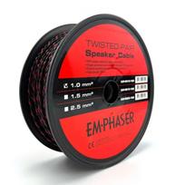 Emphaser ESP-RS10, 2x1.0 mm² pintas garsiakalbių laidas, 1 m ritėje 100 m