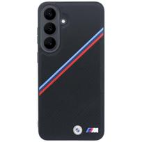 BMW M Tricolor Metal Logo MagSafe Case for Samsung Galaxy S26 FE / black