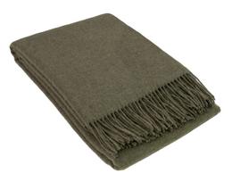 Pledas NOSTRA MERINO KHAKI, 140 x 200 cm, 80% merino vilnos, 20% nailono, 270 g/m2