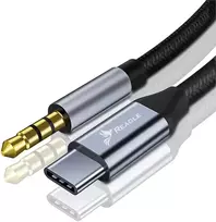 USB laidas Reagle USB-C - mini Jack 3,5 mm 1 m Juodas
