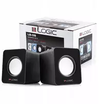 Kompiuterio kolonėlės LOGIC Kompiuteriniai garsiakalbiai 2.0 stereo - mini-jack jungtis - maitinimas per usb