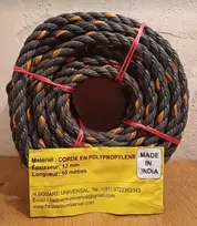 Polipropileninė virvė 12mm pinta buriavimo virvė 10m universalus
