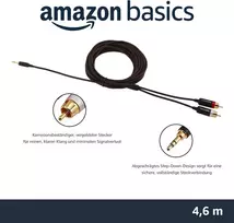 3.5mm į 2x Rca Audio Kabelis, 4.57 m