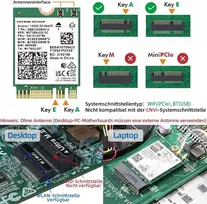 Ax210ngw wifi kortelė, wi-fi 6e 11ax belaidis modulis, išplečiamas iki 6 ghz mu-mimo trijų dažnių tinklo adapteris su bluetooth 5.3