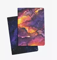 2 sąsiuvinių rinkinys taškais (a5) skirtas Bullet Journal, baltas popierius 120gsm