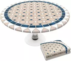 Lauko apvali staltiesė, Ø 90-120 cm, atspari vandeniui