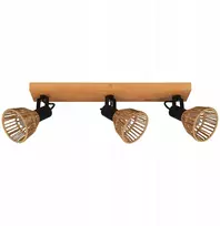 Light Prestige Sieninis lubinis šviestuvas Lightlogic Ll Gorta El-3 spot boho pintas popierius