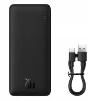 Baseus Power Bank su greituoju įkrovimu 10000mah 20w Usb-c Usb-a su laidu