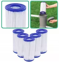 5x baseino pompos filtras bestway filtro įdėklas 58012 | iii tipas