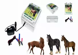 Elektros ganykla 12v/230v Agri-uni 2j laukiniams gyvūnams, galvijams, ūdrėms, didelės galios