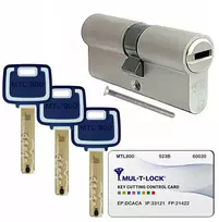Mul-t-lock Mtl800 31/31 nikeliuota spyna, apsauganti nuo įsilaužimo, skirta spynai