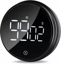 Virtuvinis laikmatis, chronometras, skaitmeninis laikmatis su magnetu, elektroninis Led