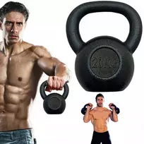 Kettlebell Želiwny 20kg Virdulys svarmuo hantelis svoris treniruotėms