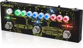 Getaria gitaros multi efektų pedalas elektrinei gitarai su distortion overdrive voiceless efektais, stiprintuvo modeliavimu ir ir simuliacija
